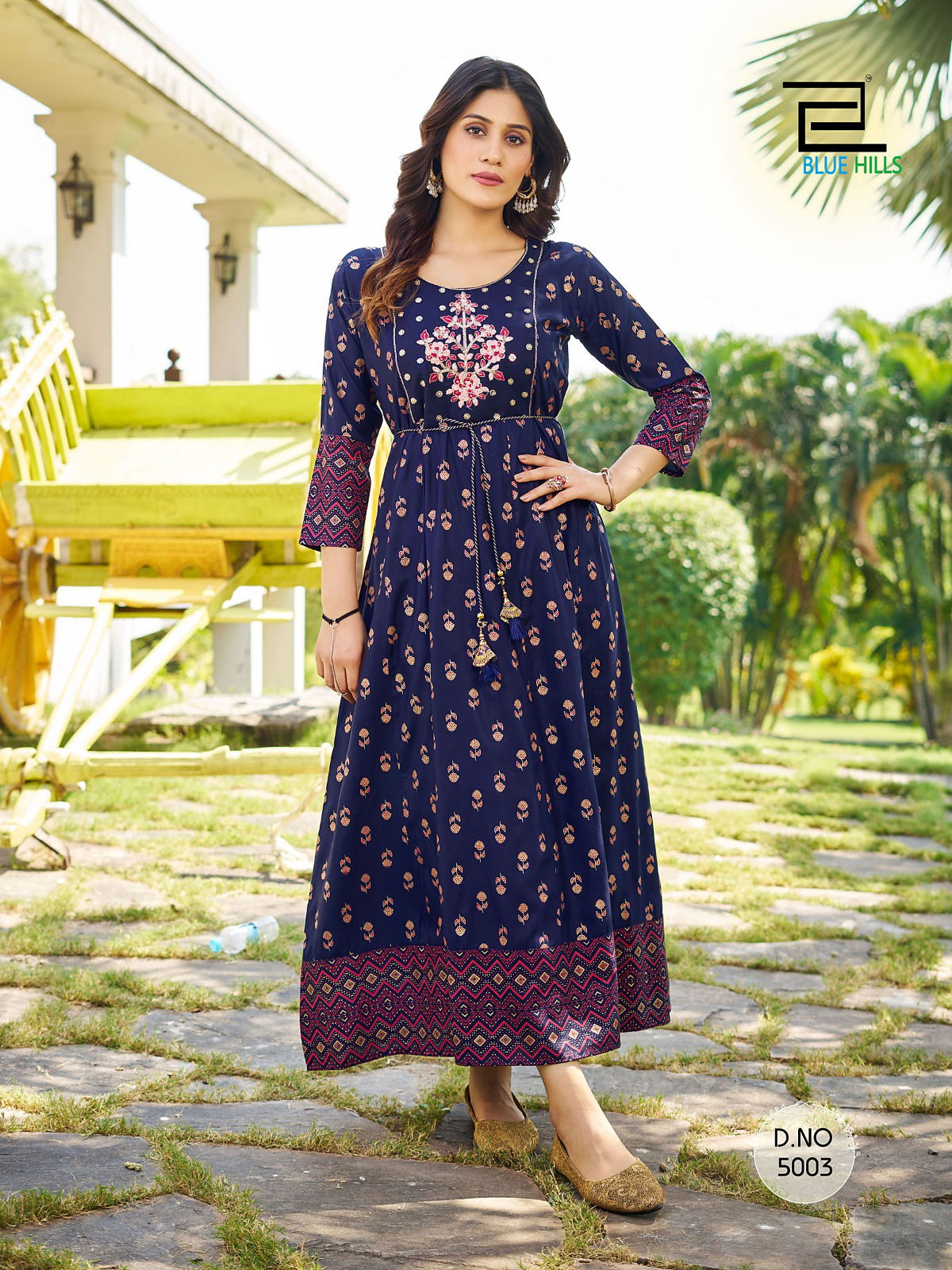 Blue Hills Sandwich Vol 5 Printed Anarkali Kurtis Catalog